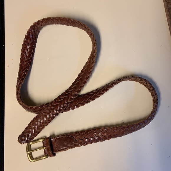 Cuir braided veritable belt.sz XL 40 - Picture 4 of 4